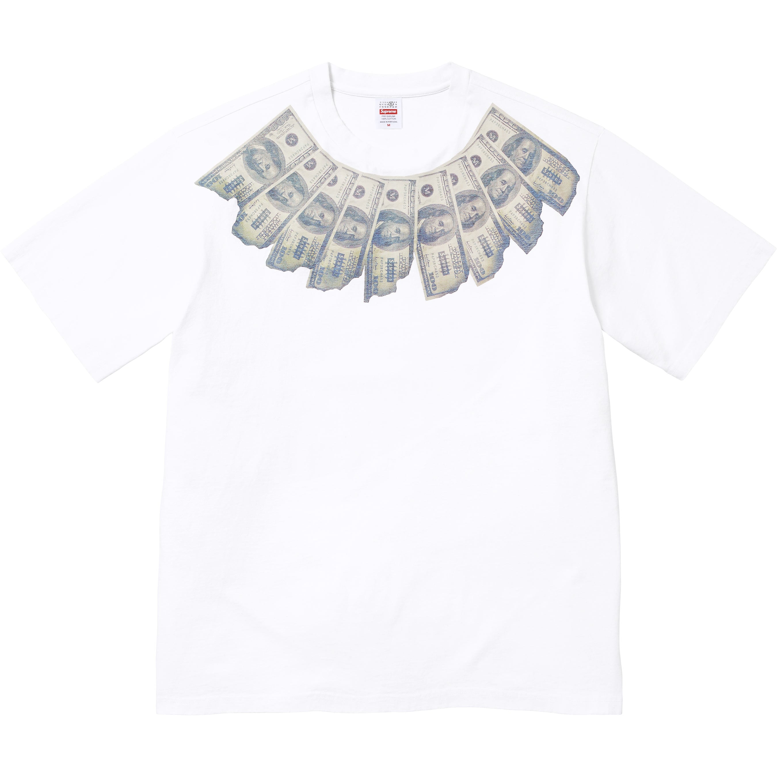 Supreme®/MM6 Maison Margiela Money S/S Top view 2